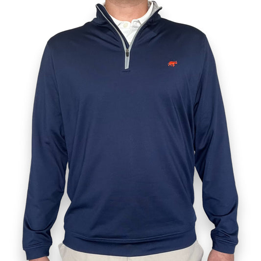 Men's Navy Blue Quarter Zip