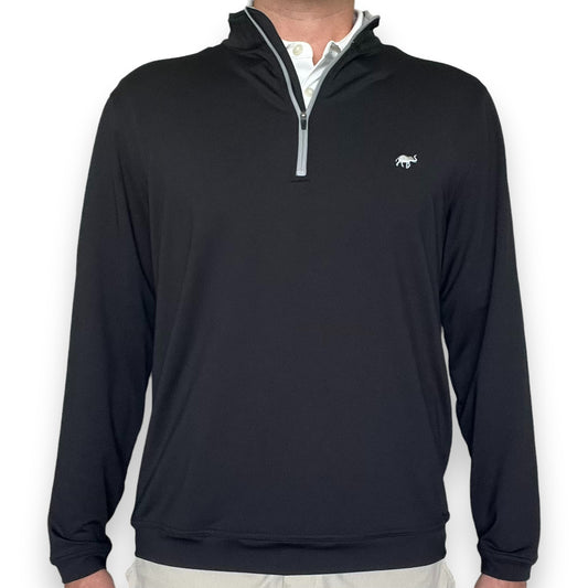 Men's Black Performance Quarter Zip