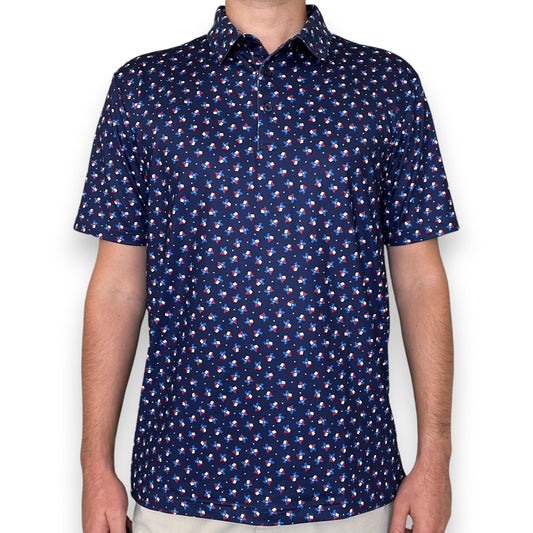 Men's Texas Flag Polo